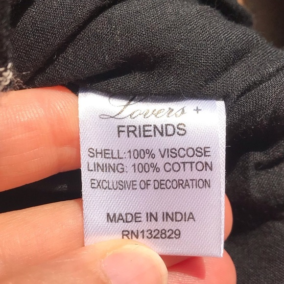 Lovers+Friends Chateau Romper in Black&White Check - Picture 10 of 12